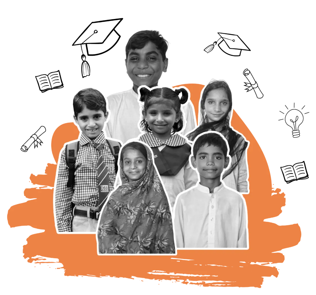 First-generation children at their new schools